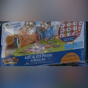 Learning Resources ABC & 123 Picnic Activity Set - Colorful Educational Game